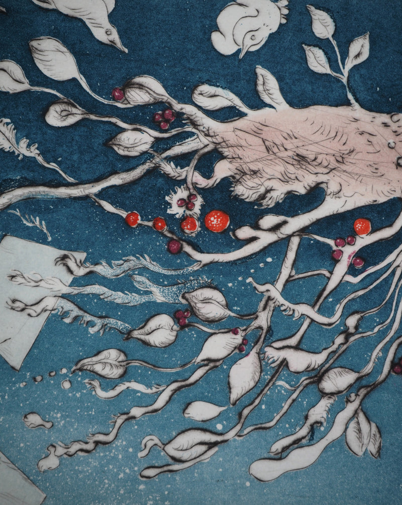 Mordecaï MOREH : La Colombe, Gravure originale (photo de détail 6) - Crédit photo : Galerie Art.Paris