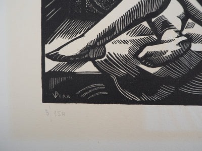 Paul VERA : L'Eté, Gravure sur bois originale (photo de détail 5) - Crédit photo : Galerie Art.Paris