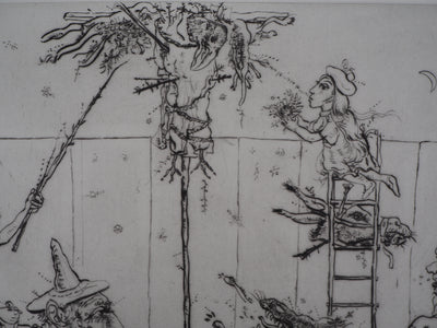 Mordecaï MOREH : Triumph of woman, Gravure originale signée