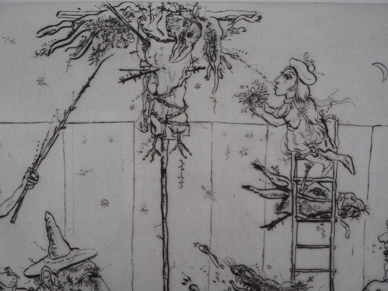 Mordecaï MOREH : Triumph of woman, Gravure originale signée