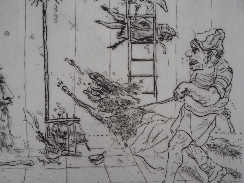Mordecaï MOREH : Triumph of woman, Gravure originale signée