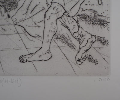 Mordecaï MOREH : Triumph of woman, Gravure originale signée