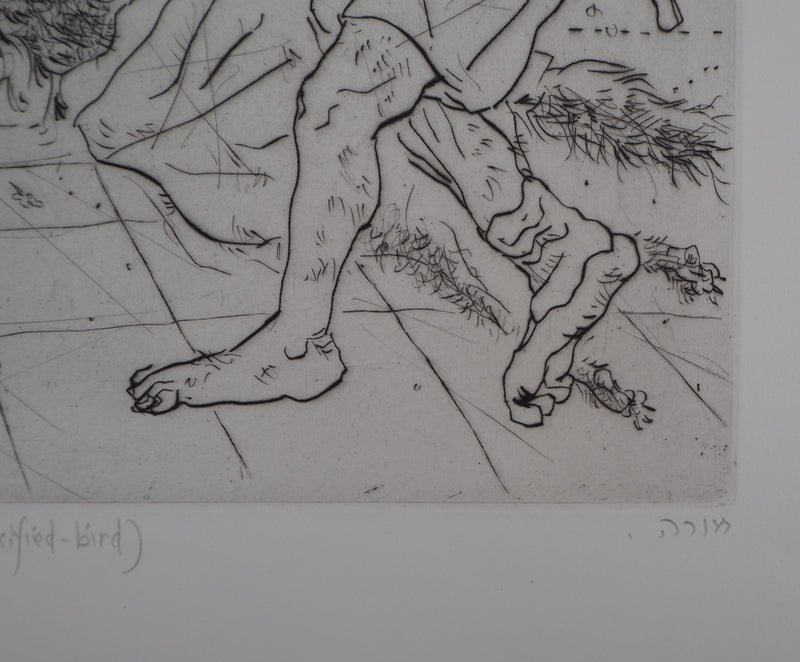 Mordecaï MOREH : Triumph of woman, Gravure originale signée