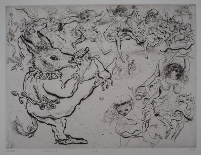 Mordecaï MOREH : Primavera II, Gravure originale signée