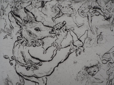Mordecaï MOREH : Primavera II, Gravure originale signée