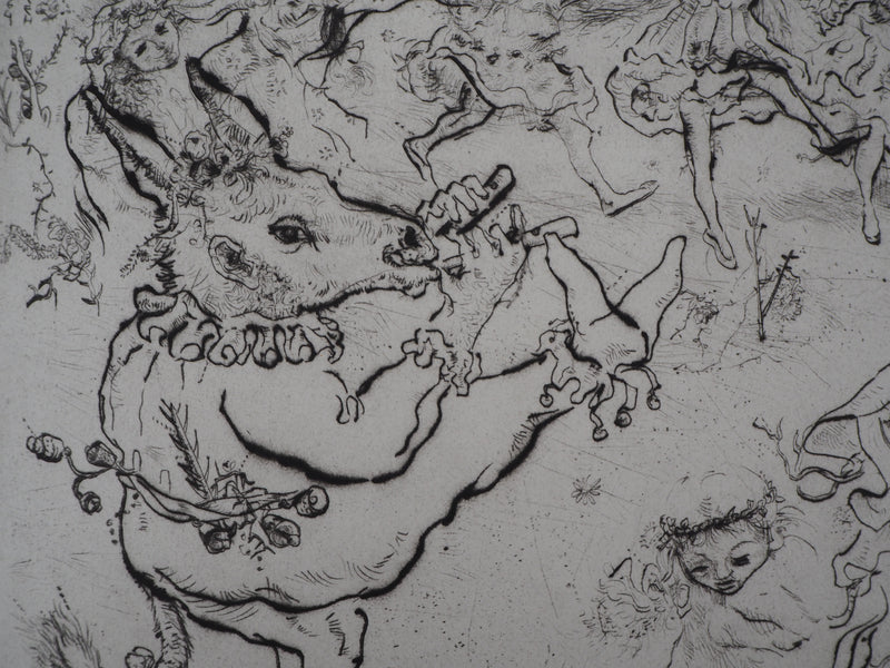 Mordecaï MOREH : Primavera II, Gravure originale signée