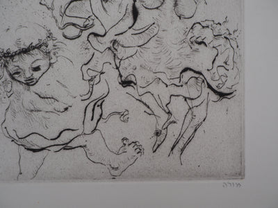 Mordecaï MOREH : Primavera II, Gravure originale signée