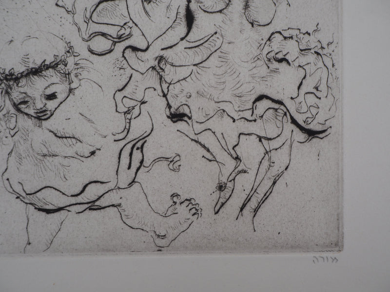Mordecaï MOREH : Primavera II, Gravure originale signée
