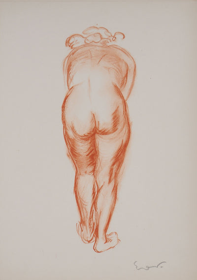 Emile Othon FRIESZ : Nu penché, Lithographie originale signée