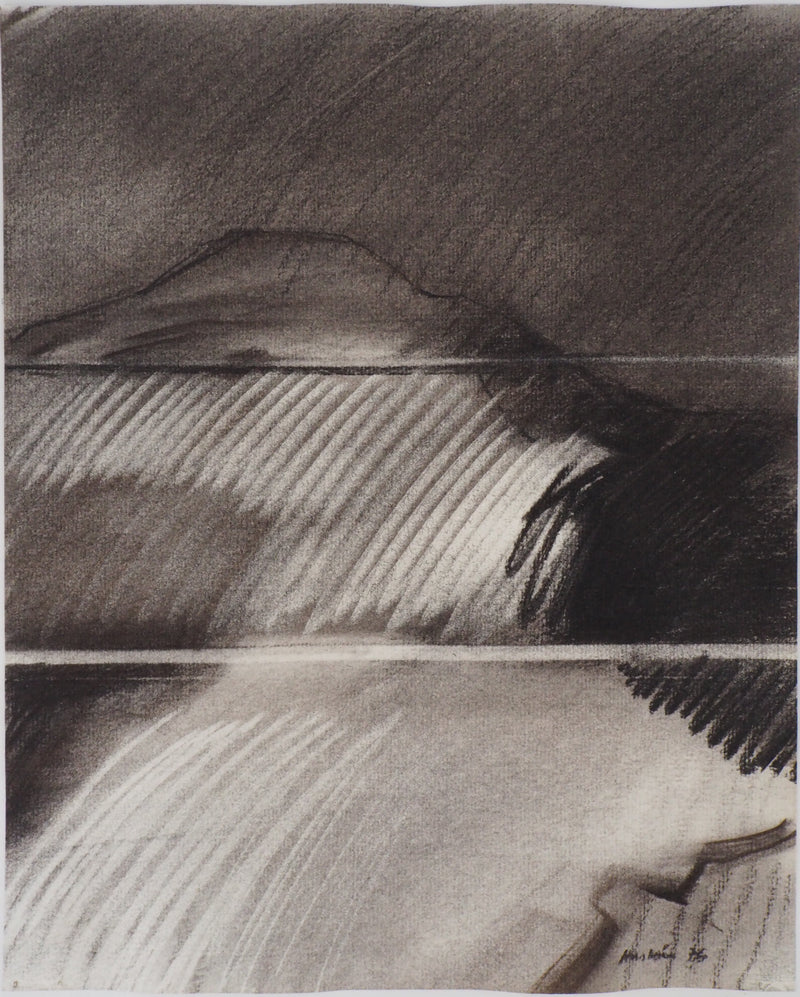 Claude HASTAIRE : Ombre contrastée, Pastel original signé