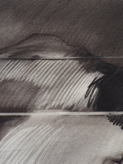 Claude HASTAIRE : Ombre contrastée, Pastel original signé