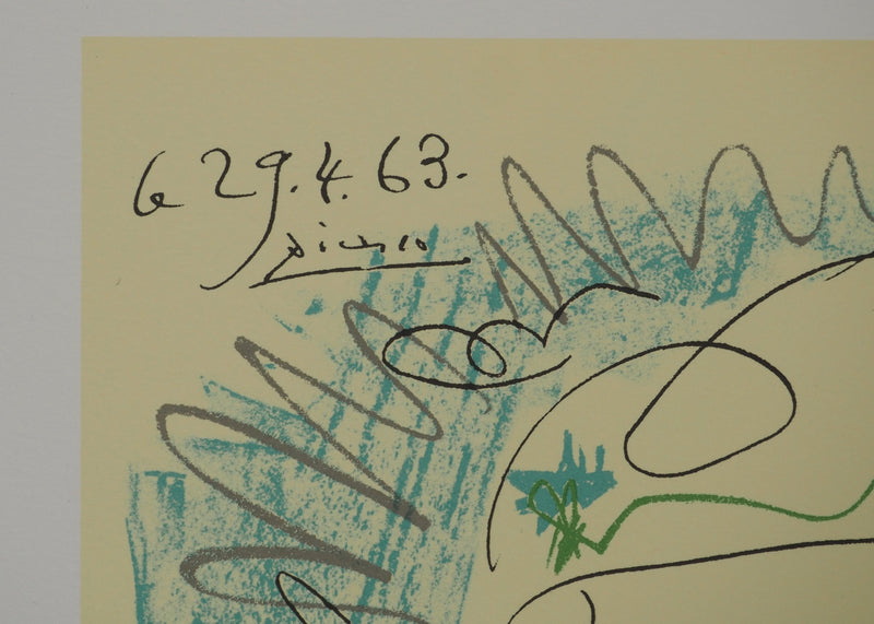 Pablo PICASSO : Maternité, Lithographie originale (photo de détail 2) - Crédit photo : Galerie Art.Paris