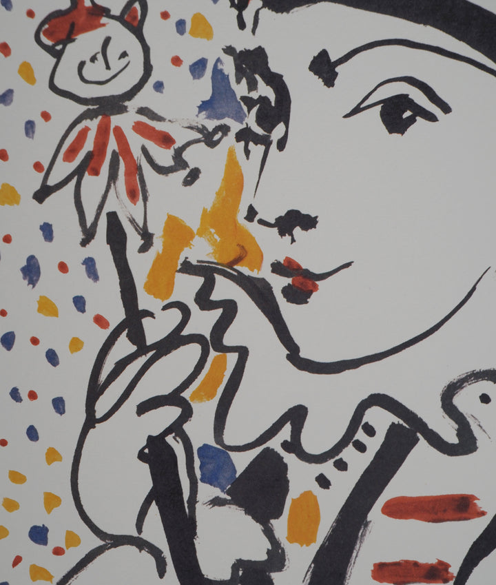 Pablo PICASSO: Carnival: The Madman, Original Lithograph – art.paris