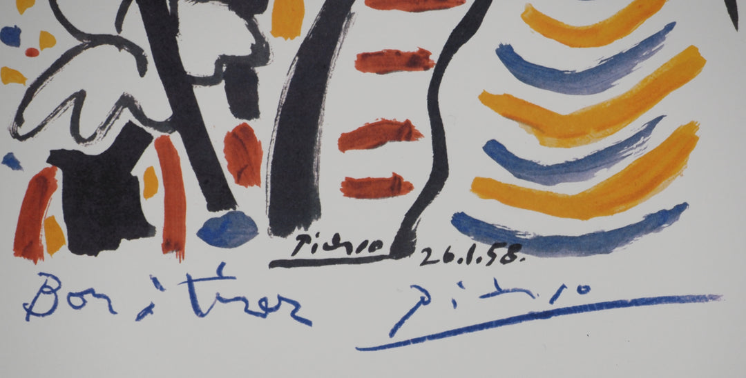 Pablo PICASSO: Carnival: The Madman, Original Lithograph – art.paris