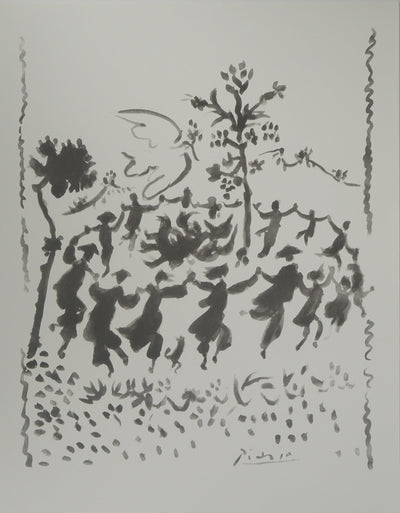 Pablo PICASSO : Vive la paix, Lithographie originale (vue générale) - Crédit photo : Galerie Art.Paris