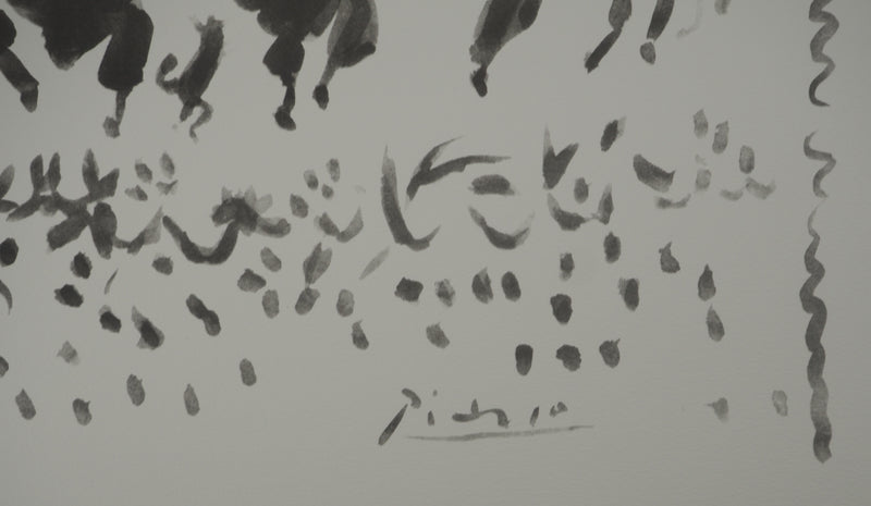 Pablo PICASSO : Vive la paix, Lithographie originale (photo de détail 2) - Crédit photo : Galerie Art.Paris