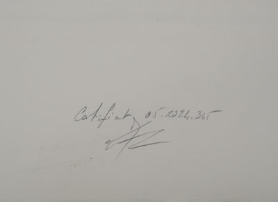 Marc CHAGALL : Burlesque au cirque, Lithographie originale (photo de détail 2) - Crédit photo : Galerie Art.Paris