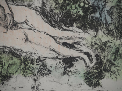 Marc CHAGALL : Le Jardin d'Eden, Lithographie originale (photo de détail 6) - Crédit photo : Galerie Art.Paris