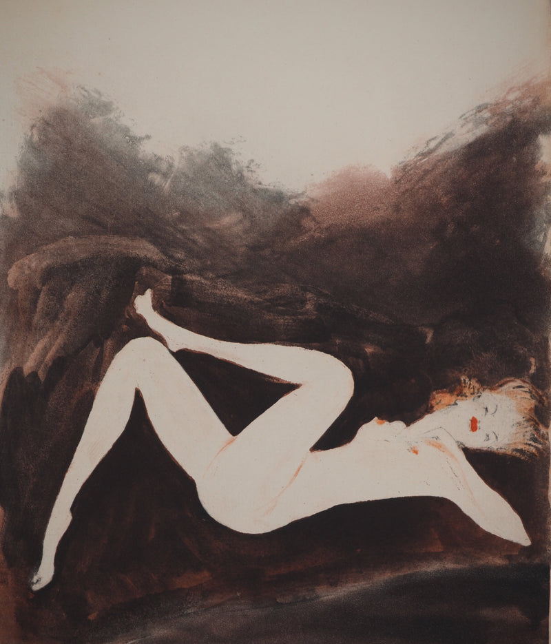 Jean-Gabriel DOMERGUE : Volupté, Gravure originale (photo de détail 2) - Crédit photo : Galerie Art.Paris