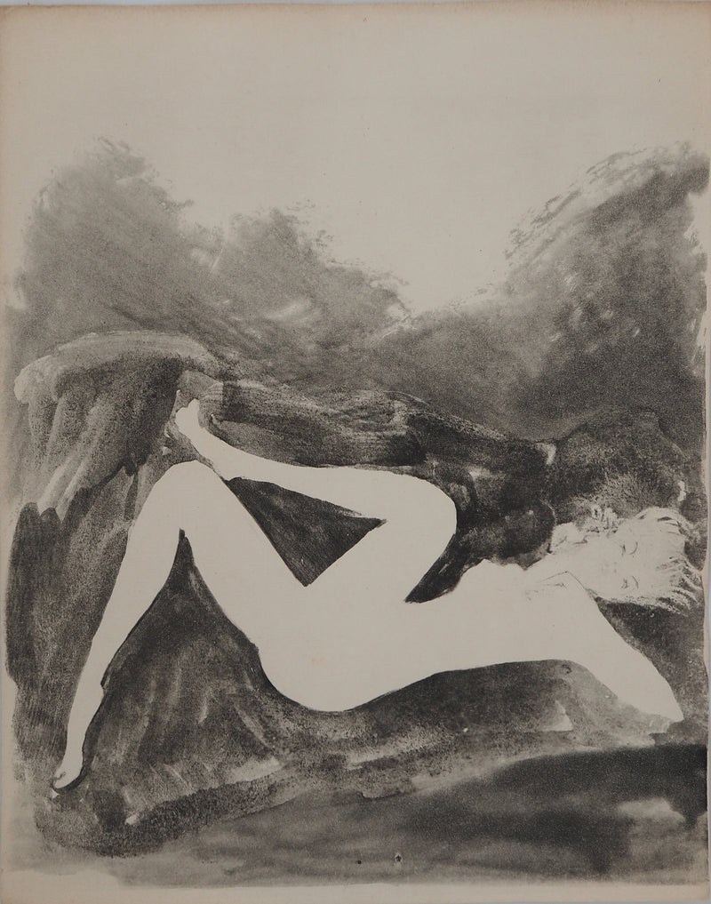 Jean-Gabriel DOMERGUE : Volupté, Gravure originale (vue générale) - Crédit photo : Galerie Art.Paris