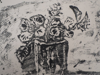 Pablo PICASSO : Petit pot de fleurs, Lithographie originale (photo de détail 3) - Crédit photo : Galerie Art.Paris