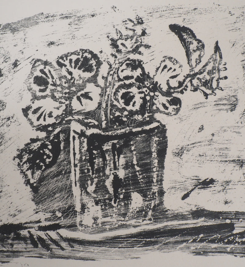 Pablo PICASSO : Petit pot de fleurs, Lithographie originale (photo de détail 4) - Crédit photo : Galerie Art.Paris