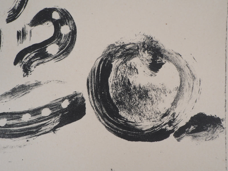 Pablo PICASSO : Tasse et pomme, Lithographie originale (photo de détail 4) - Crédit photo : Galerie Art.Paris