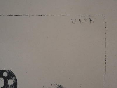 Pablo PICASSO : Tasse et pomme, Lithographie originale (photo de détail 5) - Crédit photo : Galerie Art.Paris
