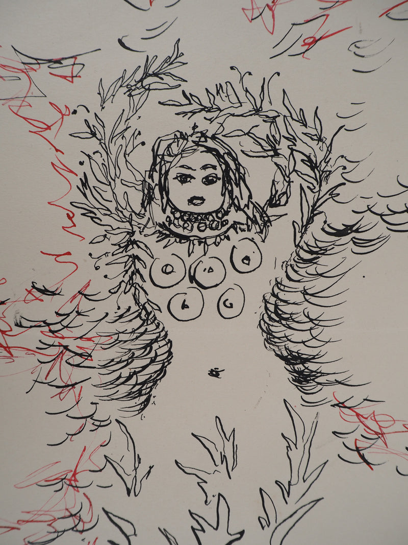 Natalia GONTCHAROVA : Essence féminine de la fécondité, Dessin original