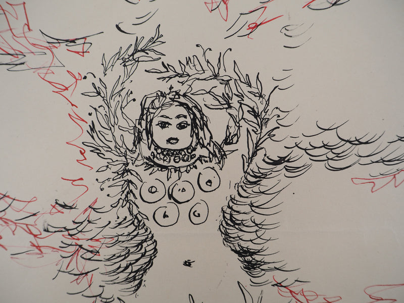 Natalia GONTCHAROVA : Essence féminine de la fécondité, Dessin original