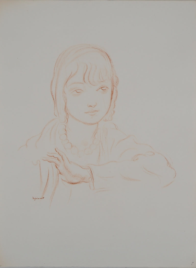 André DIGNIMONT : Claudia, Lithographie originale (vue générale) - Crédit photo : Galerie Art.Paris