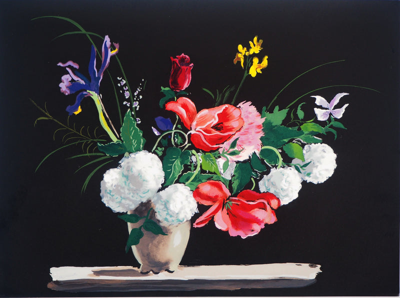 André DIGNIMONT : Le bouquet, Lithographie originale (vue générale) - Crédit photo : Galerie Art.Paris