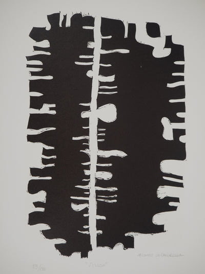 Jacques LE CHEVALLIER : Sillon, Gravure sur bois originale (photo de détail 2) - Crédit photo : Galerie Art.Paris