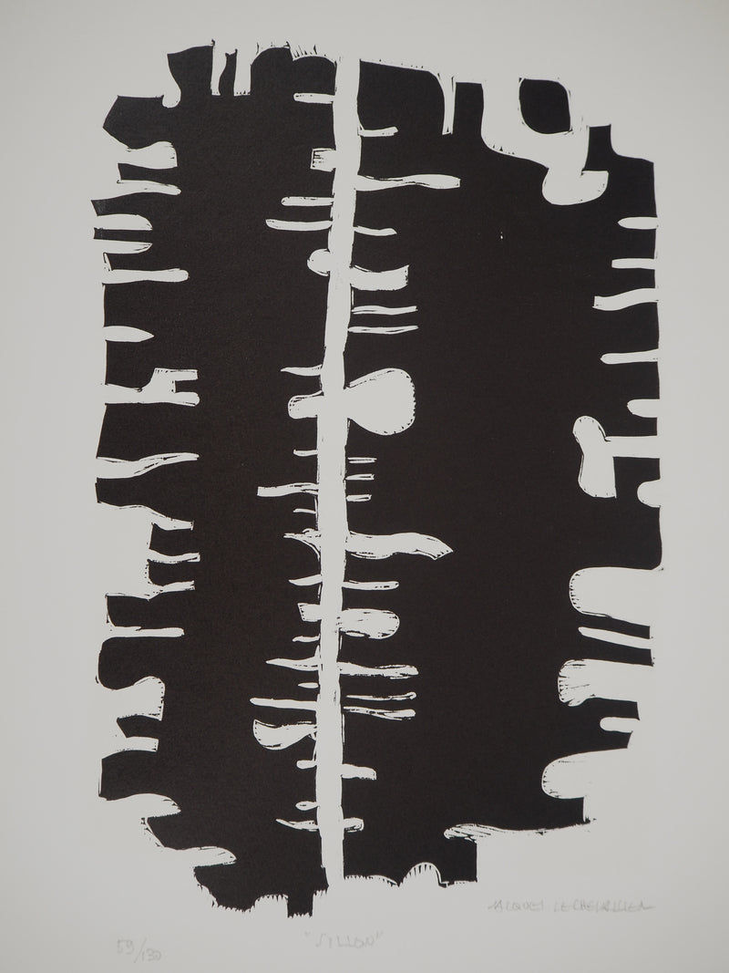 Jacques LE CHEVALLIER : Sillon, Gravure sur bois originale (photo de détail 2) - Crédit photo : Galerie Art.Paris