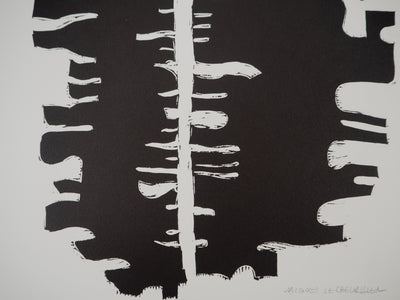 Jacques LE CHEVALLIER : Sillon, Gravure sur bois originale (photo de détail 3) - Crédit photo : Galerie Art.Paris