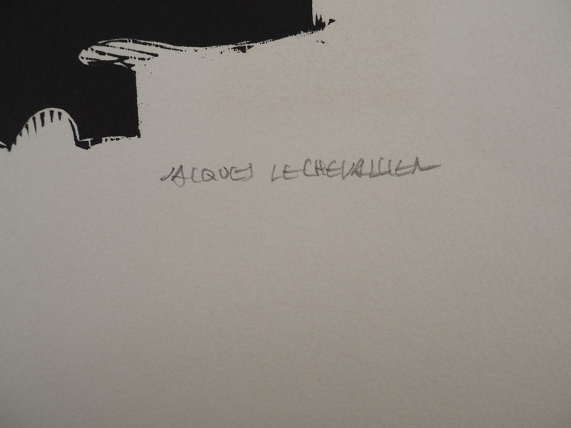 Jacques LE CHEVALLIER : Sillon, Gravure sur bois originale (photo de détail 6) - Crédit photo : Galerie Art.Paris