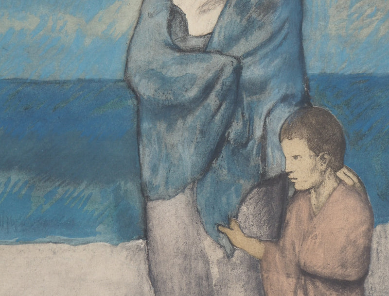 Pablo PICASSO : Mère et enfant, Lithographie originale (photo de détail 4) - Crédit photo : Galerie Art.Paris