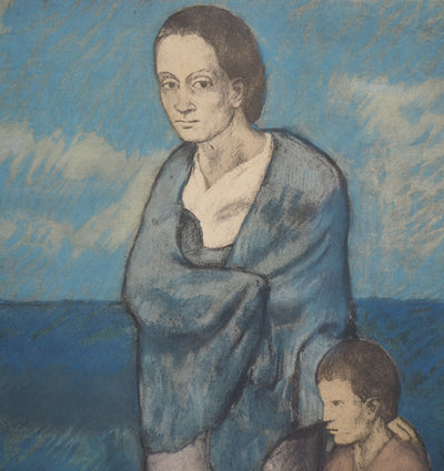 Pablo PICASSO : Mère et enfant, Lithographie originale (photo de détail 5) - Crédit photo : Galerie Art.Paris