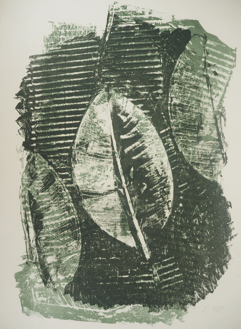 Max ERNST : Ficus Elastica, c., Lithographie originale (photo de détail 3) - Crédit photo : Galerie Art.Paris