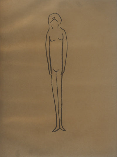 Man RAY : Silhouette féminine, Gravure originale (photo de détail 3) - Crédit photo : Galerie Art.Paris