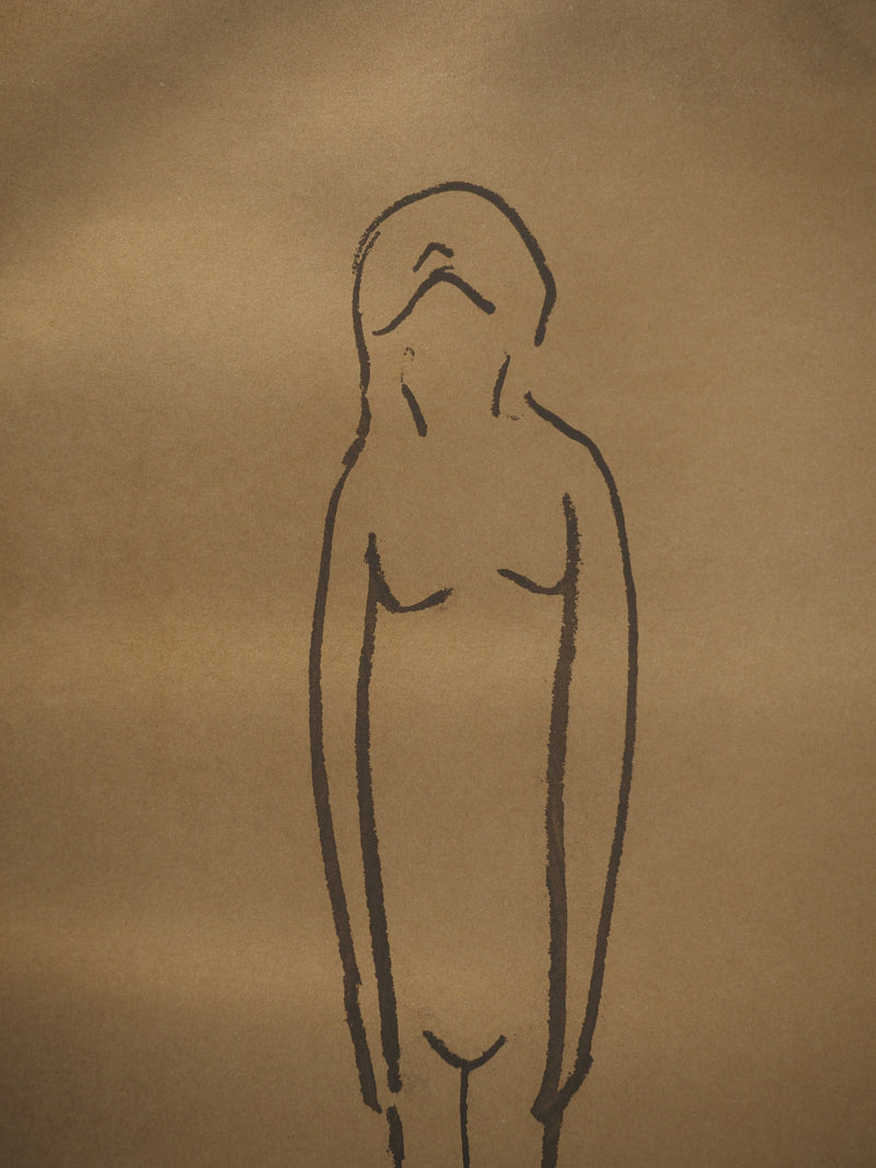 Man RAY : Silhouette féminine, Gravure originale (photo de détail 4) - Crédit photo : Galerie Art.Paris