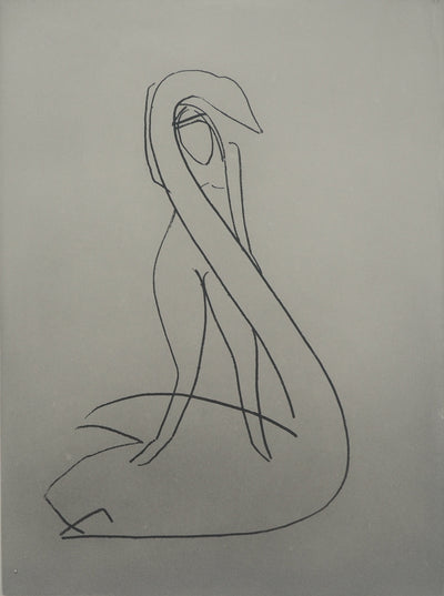 Man RAY : L'étreinte du cygne, Gravure originale (photo de détail 3) - Crédit photo : Galerie Art.Paris