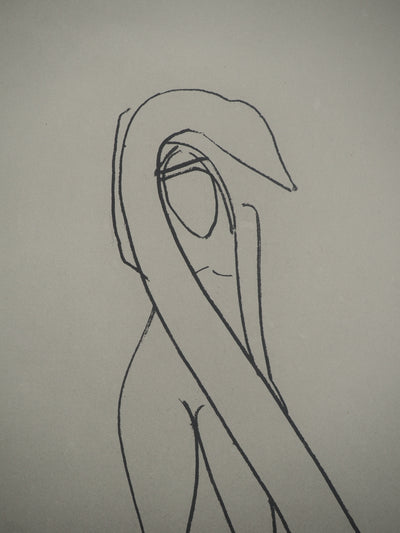 Man RAY : L'étreinte du cygne, Gravure originale (photo de détail 4) - Crédit photo : Galerie Art.Paris