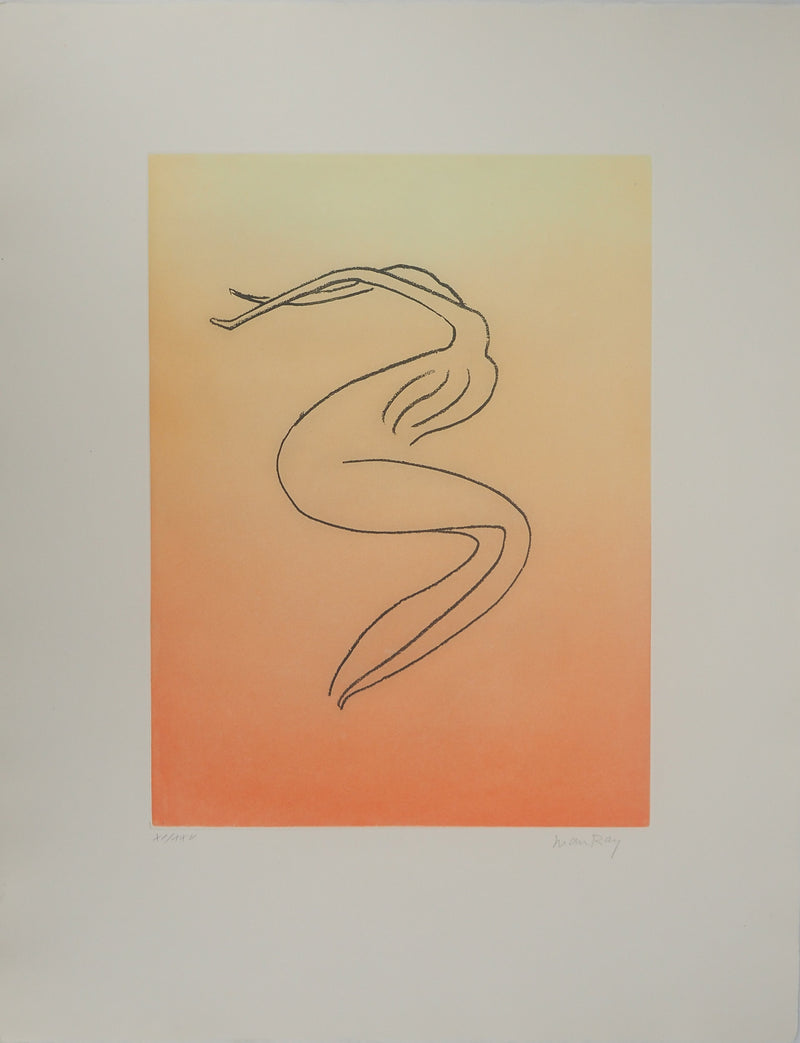 Man RAY : Flamme dansante, Gravure originale (vue générale) - Crédit photo : Galerie Art.Paris
