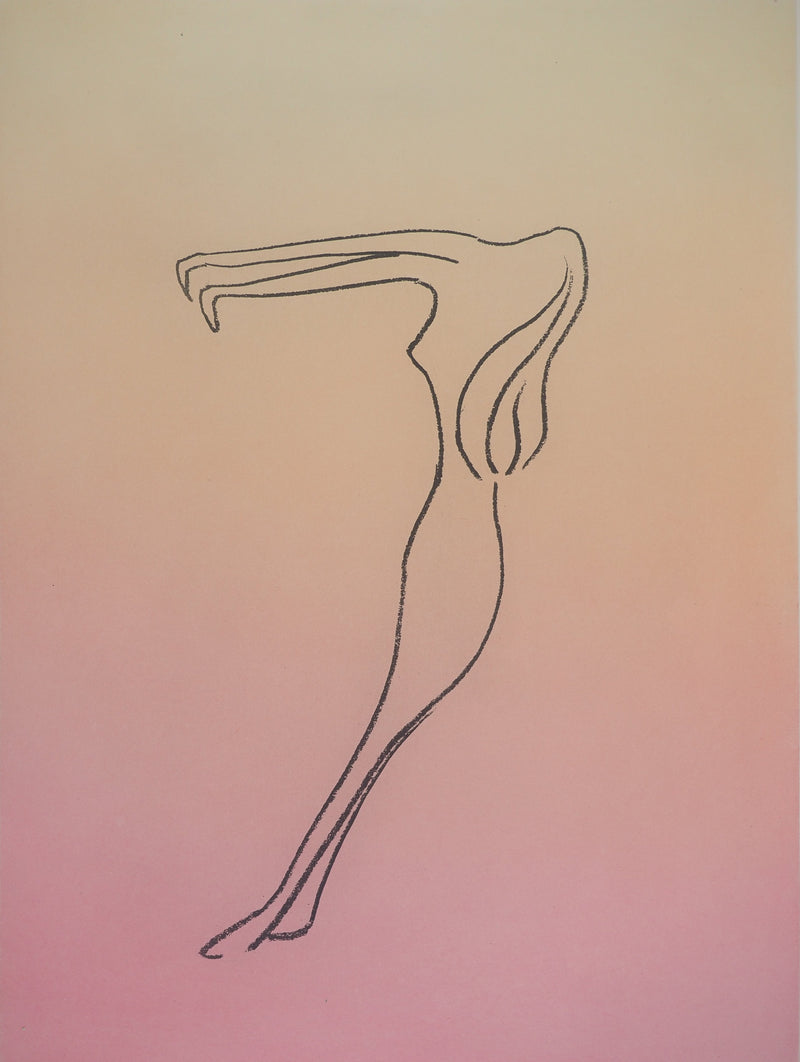 Man RAY : Silhouette en équilibre, Gravure originale (photo de détail 3) - Crédit photo : Galerie Art.Paris