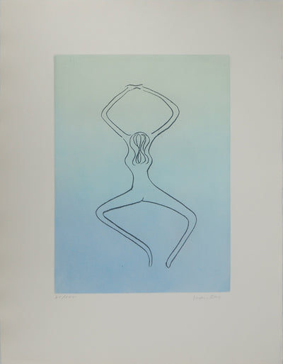 Man RAY : La nageuse, Gravure originale (vue générale) - Crédit photo : Galerie Art.Paris