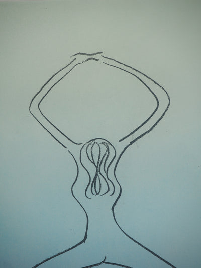 Man RAY : La nageuse, Gravure originale (photo de détail 5) - Crédit photo : Galerie Art.Paris