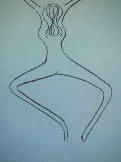 Man RAY : La nageuse, Gravure originale (photo de détail 6) - Crédit photo : Galerie Art.Paris