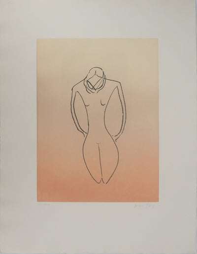 Man RAY : Solitude et réflexion, Gravure originale (vue générale) - Crédit photo : Galerie Art.Paris