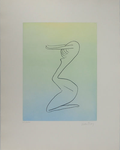 Man RAY : Elan du corps, Gravure originale (vue générale) - Crédit photo : Galerie Art.Paris